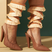 Load image into Gallery viewer, The Lynda Lace Up - Cognac Pre Order