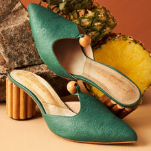 Load image into Gallery viewer, The Michelle Mule - Amazon Green